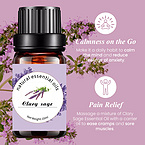 Therapeutic Grade and Certification Clary Sage Oil Clary Sage Essential Oil for Skin Care Body Massa