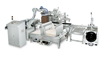 Case packaging and palletizing system  
