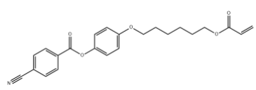 Benzoic acid, 4-cyano-, 4-[[6-[(1-oxo-2-propen-1-yl)oxy]hexyl]oxy]phenyl ester