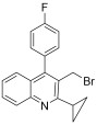 3-(Bromomethyl)-2-cyclopropyl-4-(4'-fluorophenyl)quinoline