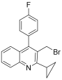 3-(Bromomethyl)-2-cyclopropyl-4-(4'-fluorophenyl)quinoline