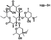 Erythromycin thiocyanate