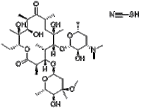 Erythromycin thiocyanate