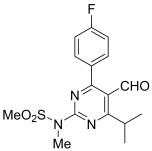 N-(4-(4-fluorophenyl)-5-formyl-6-isopropylpyrimidin-2-yl)-N-methyl-methanesulfonamide