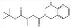 2-(methylamino)pyridin-3-yl)methyl 2-((tert-butoxycarbonyl)(methyl)amino)acetate