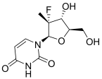 2'-deoxy-2'-fluoro-2'-C-methyluridine