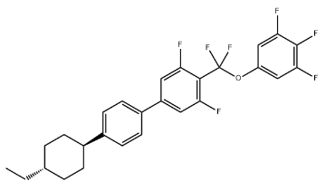 1,1'-Biphenyl, 4-[difluoro(3,4,5-trifluorophenoxy)methyl]-4'-(trans-4-ethylcyclohexyl)-3,5-difluoro-