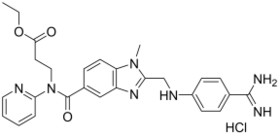 ethyl 3-(2-(((4-carbamimidoylphenyl)amino)methyl)- 1-methyl-N-(pyridin-2-yl)- 1H-benzo[d]imidazole-5