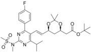tert-Butyl 6-[(1E)-2-[4-(4-fluorophenyl)-6-( 1-methylethyl)-2-[methyl(methyl sulfonyl) amino]-5-pyri