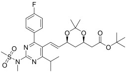 tert-Butyl 6-[(1E)-2-[4-(4-fluorophenyl)-6-( 1-methylethyl)-2-[methyl(methyl sulfonyl) amino]-5-pyri