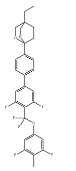 2,6-Dioxabicyclo[2.2.2]octane, 1-[4'-[difluoro(3,4,5-trifluorophenoxy)methyl]-3',5'-difluoro[1,1'-bi