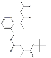 (2-(((1-Chloroethoxy)carbonyl)(methyl)amino)pyridin-3-yl)methyl 2-((tert-butoxycarbonyl)(methyl)amin