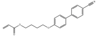 2-Propenoic acid, 4-[(4'-cyano[1,1'-biphenyl]-4-yl)oxy]butyl ester