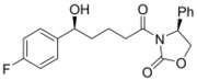 (S)-3-((S)-5-(4-fluorophenyl)-5-hydroxypentanoyl)-4-phenyloxazolidin-2 -one