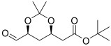 tert-butyl 2-((4R,6S)-6-formyl-2,2-dimethyl- 1,3-dioxan-4-yl)acetate