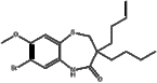 7-bromo-3,3-dibutyl-8-methoxy-2,3-dihydrobenzo[b][1,4]thiazepine-4(5H)-one