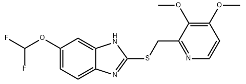 5-Difluoromethoxy-2-{[(3,4-dimethoxy-2-pyridinyl)methyl]thio}-1H-benzimidazole