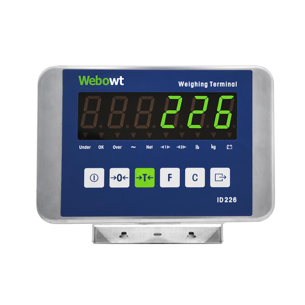 ID226 Weighing Indicator Stainless steel square column wall type  