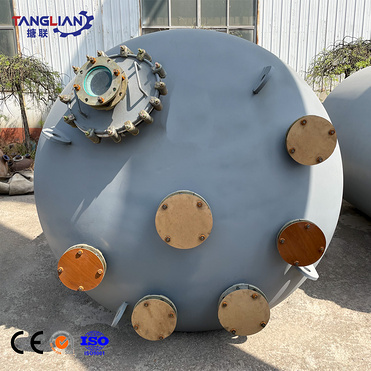 Chemical storage tank for sulfuric acid