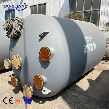 Chemical storage tank for sulfuric acid