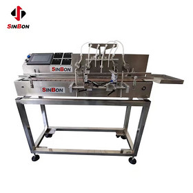 4 heads liquid filling machine