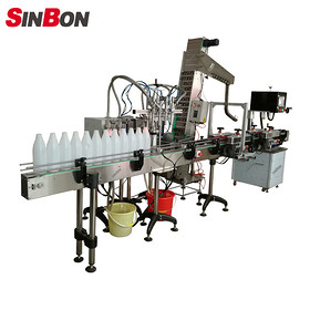 Automatic liquid filling capping line