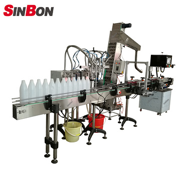 Automatic liquid filling capping line