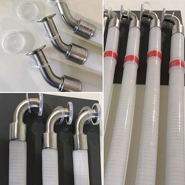 Platinum cured silicone hose