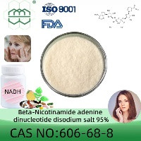 Beta-Nicotinamide adenine dinucleotide disodium salt  CAS No.: 606-68-8 95% purity min. Anti-aging