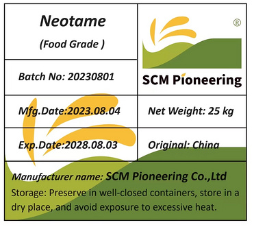 Pharma and Food Grade, USP/FCC Neotame Sweetener E961