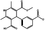 1,4-Dihydro-2,6-dimethyl-4-(3-nitrophenyl)-3,5-pyridinedicarboxylic Acid 3-Methyl Ester