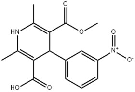 1,4-Dihydro-2,6-dimethyl-4-(3-nitrophenyl)-3,5-pyridinedicarboxylic Acid 3-Methyl Ester