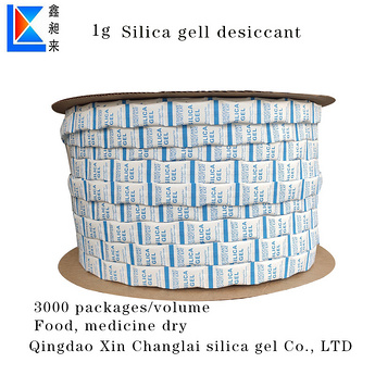 Silica gel desiccant 1g food and medicine desiccant with cursor