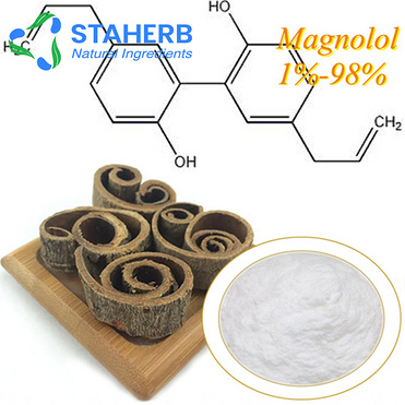 90%,98% Magnolia Extract Honokiol /Magnolol 528-43-8