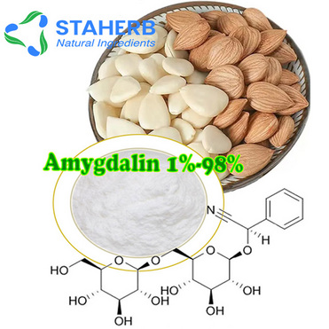 China factory amygdalin bitter apricot kernel extract Vitamin B17 Almond Extract 50%-98% Amygdalin