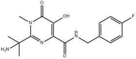 2-(1-AMINO-1-METHYLETHYL)-N-(4-FLUOROBENZYL)-5-HYDROXY-1-METHYL-6-OXO-1,6-DIHYDROPYRIMIDINE-4-CARBOX