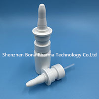 Preservative Free Nasal Spray pump with bottle with shipping lock