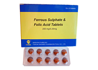 Ferrous Sulfate & Folic Acid Tablets