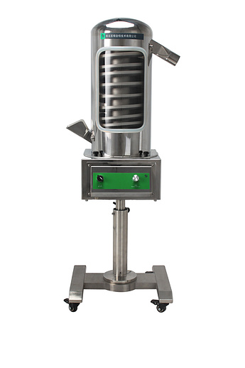 Tablet Deduster；dedusting and elevating；removing dust, in the meantime keeping tablets up