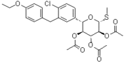 Methyl (5S)-5-C-[4-chloro-3-[(4-ethoxyphenyl)methyl]phenyl]-1-thio-beta-L-xylopyranoside  2,3,4-tria