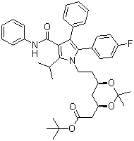 (4R-Cis)-1,1-Dimethylethyl-6-[2-[2-(4-fluorophenyl)-5-(1-methylethyl)-3-phenyl-4- [(phenylamino)carb