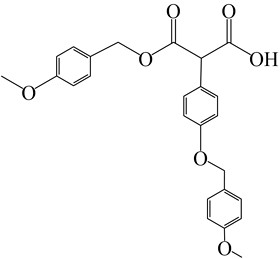 4- (4- Methoxybenzyloxy)- phenylmalonic acid - 4- methoxybenzyl mono-ester