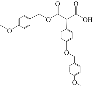 4- (4- Methoxybenzyloxy)- phenylmalonic acid - 4- methoxybenzyl mono-ester