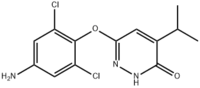 6-(4-Amino-2,6-dichlorophenoxy)-4-isopropylpyridazin-3(2H)-one