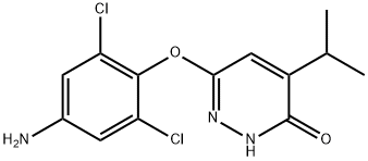 6-(4-Amino-2,6-dichlorophenoxy)-4-isopropylpyridazin-3(2H)-one