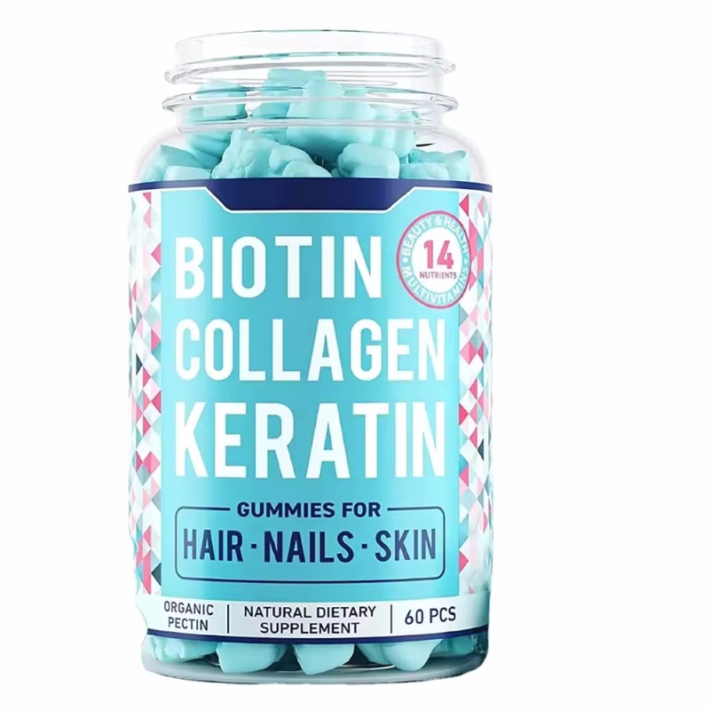 Wholesale Price Biotine Keratin Collagen Gummy