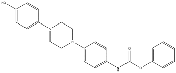 PHENYL {4-[4-(4-HYDROXYPHENYL)PIPERAZIN-1-YL]PHENYL}CARBAMATE