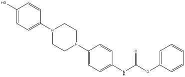 PHENYL {4-[4-(4-HYDROXYPHENYL)PIPERAZIN-1-YL]PHENYL}CARBAMATE