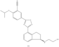 Benzonitrile, 5-[3-[(1S)-2,3-dihydro-1-[(2-hydroxyethyl)aMino]-1H-inden-4-yl]-1,2,4-oxadiazol-5-yl]-