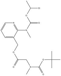 (2-(((1-Chloroethoxy)carbonyl)(methyl)amino)pyridin-3-yl)methyl 2-((tert-butoxycarbonyl)(methyl)amin